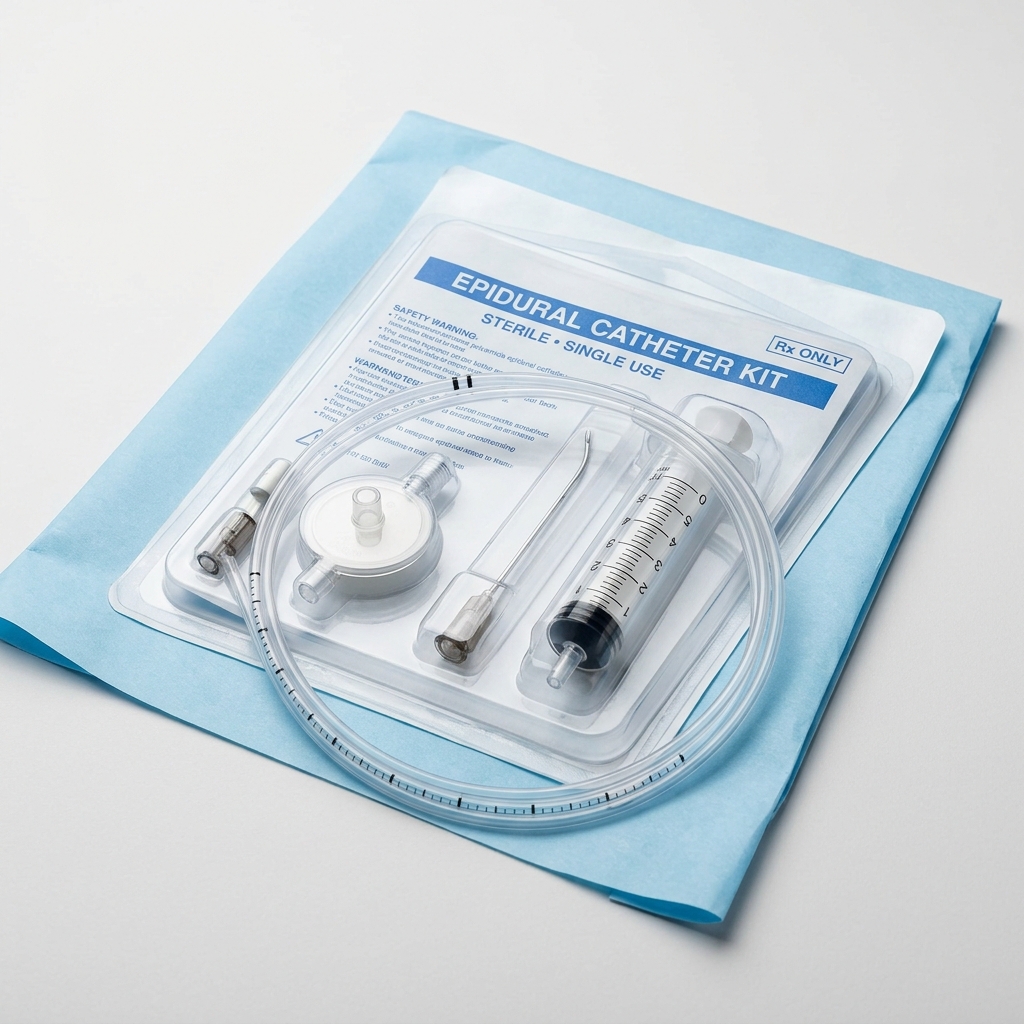Catéter Epidural y Accesorios de Anestesia